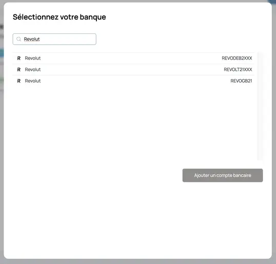 Comment connecter Revolut Business sur Finotor